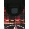 thumbnail image 3 of Ma Croix Mens Graphic Print Royal Skull Faux Leather Crew Neck Sweater, 3 of 7