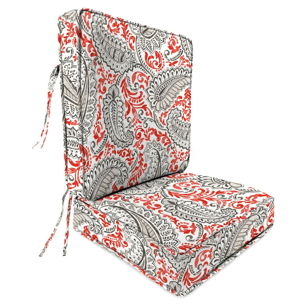 Jordan Manufacturing 22.5 in. 2-Piece Deep Seat Outdoor Shannon Chair Cushion - Walmart.com 