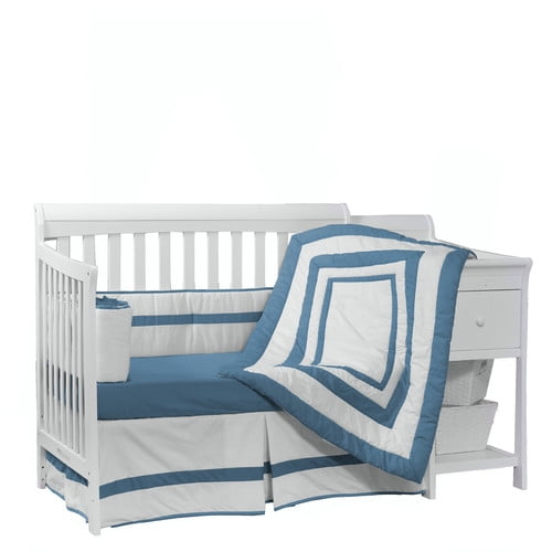 Baby Doll Bedding 4 Piece Crib Bedding Set Walmart Com
