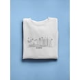 thumbnail image 3 of Atlanta City Christmas Sketch Sweatshirt Women -Image by Shutterstock, Female x-Large, 3 of 4