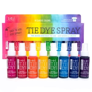 SEI Classic Tie Dye Kit 8 Colors Fabric Spray