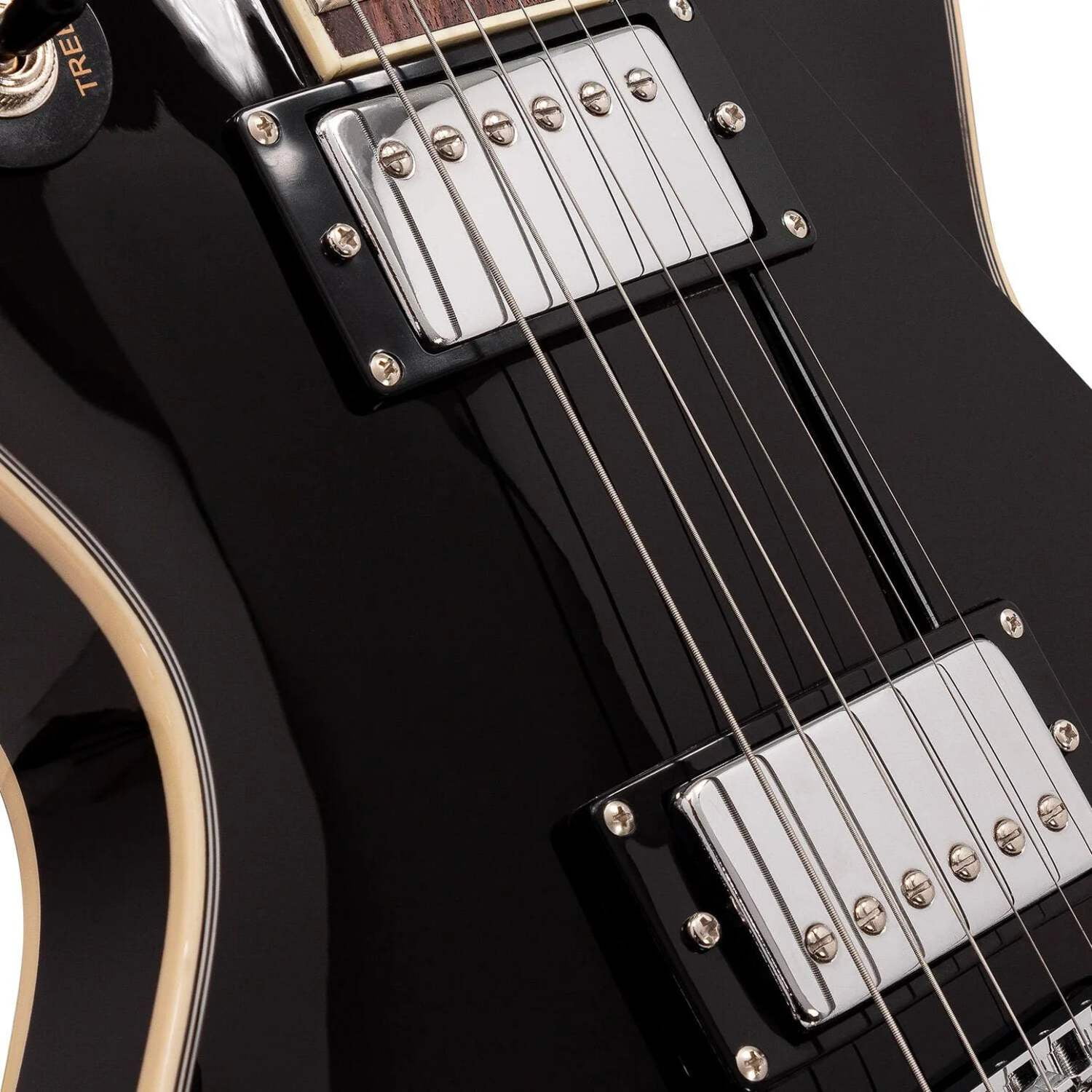 Babilon Cosmos II Series Electric Guitar Black Includes Case