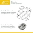 thumbnail image 4 of American Standard 18Sb.9252211 Edgewater 25" Single Basin Stainless Steel Kitchen Sink For, 4 of 7