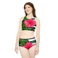 thumbnail image 3 of Soluvd Island Flower Sporty Bikini Set, 3 of 6
