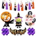 thumbnail image 1 of Halloween Balloon Set Decorative Party Balloon Hanging Swirl Tassel Banner, 1 of 4