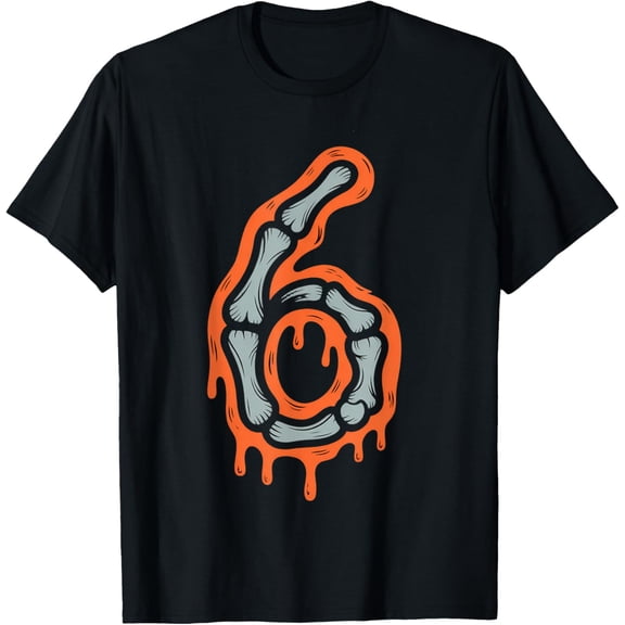 Six Seven Meme 6 7 Skeleton Halloween Costume Couple T-Shirt