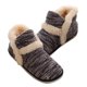thumbnail image 3 of EeaseMX 1 par de pantuflas de felpa gruesas para hombre, antideslizantes, para otoño e invierno., 3 of 7