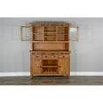 thumbnail image 5 of Pemberly Row 54" Farmhouse Wood Buffet and Hutch in Rustic Oak, 5 of 6