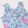 thumbnail image 6 of 3-10 Years Leotard For Girls Gymnastics with Scrunchie Racerback Style Soft Fabric Athletic Wear, 6 of 9
