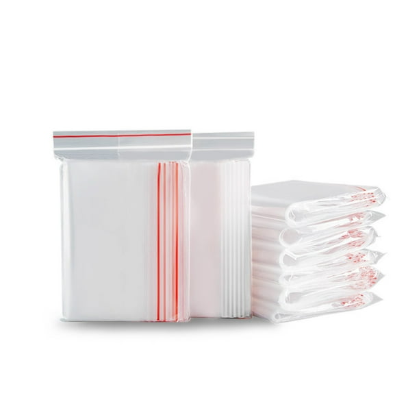 Naiovety Bolsa con cierre de cremallera de 100 piezas, bolsas selladas para ropa de alimentos para el hogar, bolsa sellada, contenedores de sujeción, Organizadores de utensilios de cocina Naiovety HA066232-00