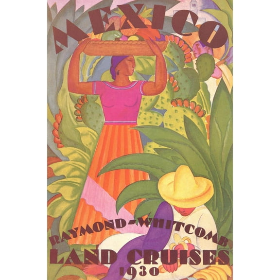 Art.com Mexico Poster, Orozco-esque Art Print, 12" x 18"