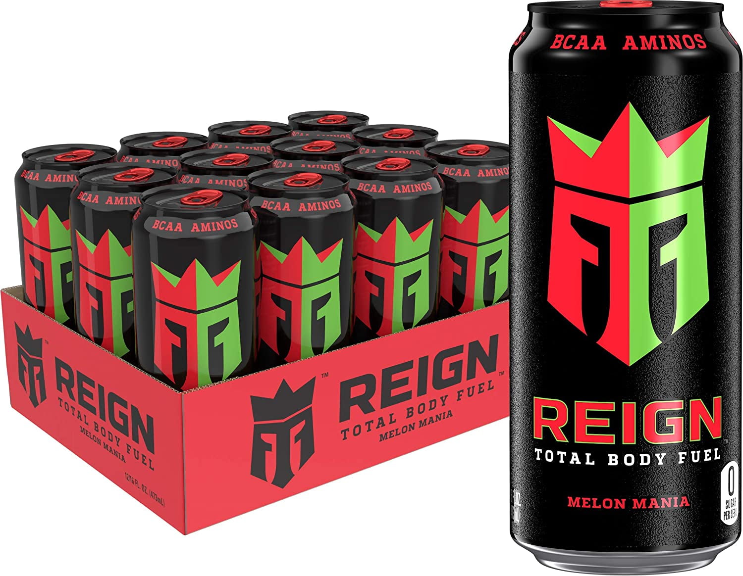 Reign Total Body Fuel, Melon Mania, Fitness & Performance Drink, 16 Fl
