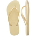 thumbnail image 5 of Havaianas Women's Slim Flip Flops - Spring and Summer Pool Sandals for Women - Buttercream, 9/10, 5 of 6