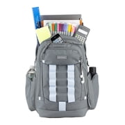 Eastsport Unisex Allegiance Expandable Recycled Backpack, Ash Grey