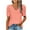 Pink womens tops summer, variant on USSUMA Plus Womens Tops Dressy Casual Womens Summer Shirt V Neck Casual Tshirts Puff Sleeve Tops Dressy Casual Blouse for Women Solid Color
