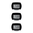 thumbnail image 1 of Toystoory LCD podómetro contador de pasos con clip para cinturón accesorio de ejercicio multifuncional fitness caminar para anciano regalo Type1 NO1, 1 of 6