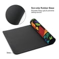 thumbnail image 3 of Hirioo Colorful Floral for Mouse Pad ,Anti-Slip Base, Durable Stitched Edges, Perfect for Gaming, Office, and Home Use,16x35.5in, 3 of 9