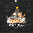 thumbnail image 4 of Inktastic Merry Catmas with Cat Tree and Yellow Star Women's T-Shirt, 4 of 5