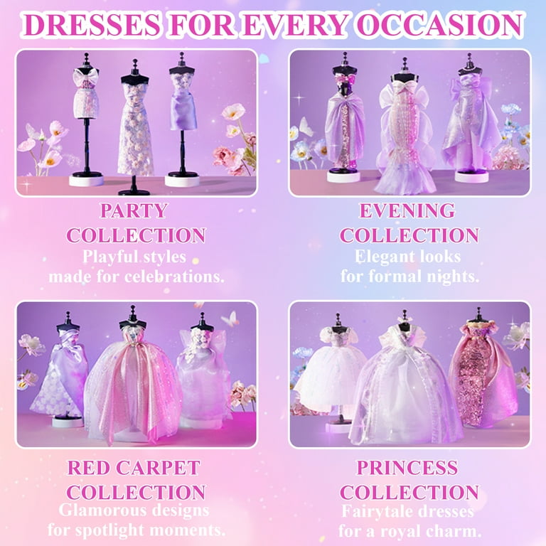 LANNEY 2000 Pcs Fashion Designer Kit for Girls, DIY Arts and Crafts Sewing  Kit with 6 Mannequins, Creativity Doll Clothes Making Set, Ideal Birthday  Gift - Walmart.com