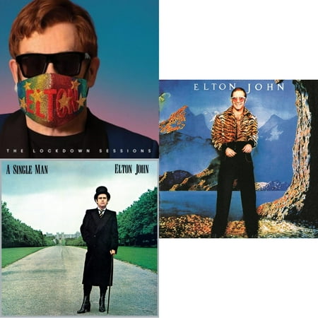 Lockdown Sessions (Blue Vinyl/2LP) (X) & Single Man & Caribou (50Th Anniversary Edition/2LP/Blue Vinyl)