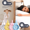 thumbnail image 5 of Despertador creativo reloj de escritorio digital novedad reloj de cabecera modelo muñeca decoración Adepaton CPB-DE-WX575-8, 5 of 5