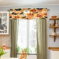 thumbnail image 5 of Dreamtimes Halloween Cartoon Pattern Valance Curtains for Kitchen or Bathroom, 54x18in Valances Window Treatment Rod Pocket Drape Light Filtering Living Room Bedroom Decor, 5 of 6