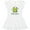AA-White, variant on Inktastic Little Sister Frog Girls Toddler Dress