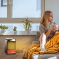 thumbnail image 2 of Desktop Heater Small Sun Dynamic Flame Heater O Ffice Dormitory Bedroom Small Household E Lectric Heater, 2 of 8