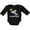 AB-Black, variant on Fort Myers Beach Florida Dolphin Boys or Girls Long Sleeve Baby Bodysuit
