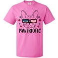 thumbnail image 3 of Inktastic Pawtriotic with French Bulldog in American Flag Sunglasses T-Shirt, 3 of 5
