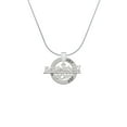 thumbnail image 2 of Delight Jewelry Silvertone Basketball Mom Joy Ring Charm Necklace, 18", 2 of 4