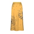 thumbnail image 6 of Levmjia Womens Midi Skirt Printed High Waist Elastic Waist Slim Fit Casual Skirt Soft Breathable Stylish For Daily Dating Party Vacation Spring Summer Wear, 6 of 7