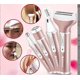 thumbnail image 2 of 4 In 1 Women Electric Shaver Rechargeable Waterproof Razor Painless Epilator Body Hair Remover Nose Hair Beard Bikini, 2 of 2