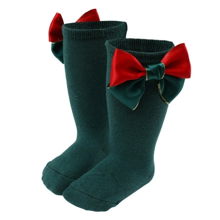 

NECHOLOGY One Year Old Socks Boys Winter Warm Long Socks For Toddlers Boys Girls Socks for Toddler Girls 3-5 Years Socks Green 0-12 Months
