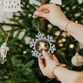 thumbnail image 6 of Silhouettes Of The Nativity Snowflakes Ornaments Navitity Religious Metal Elegant Christmas Hanging Ornaments 2024 Xmas Trees Decorations Keepsake Gifts Gifts for Friends Coworkers Employees Family, 6 of 8