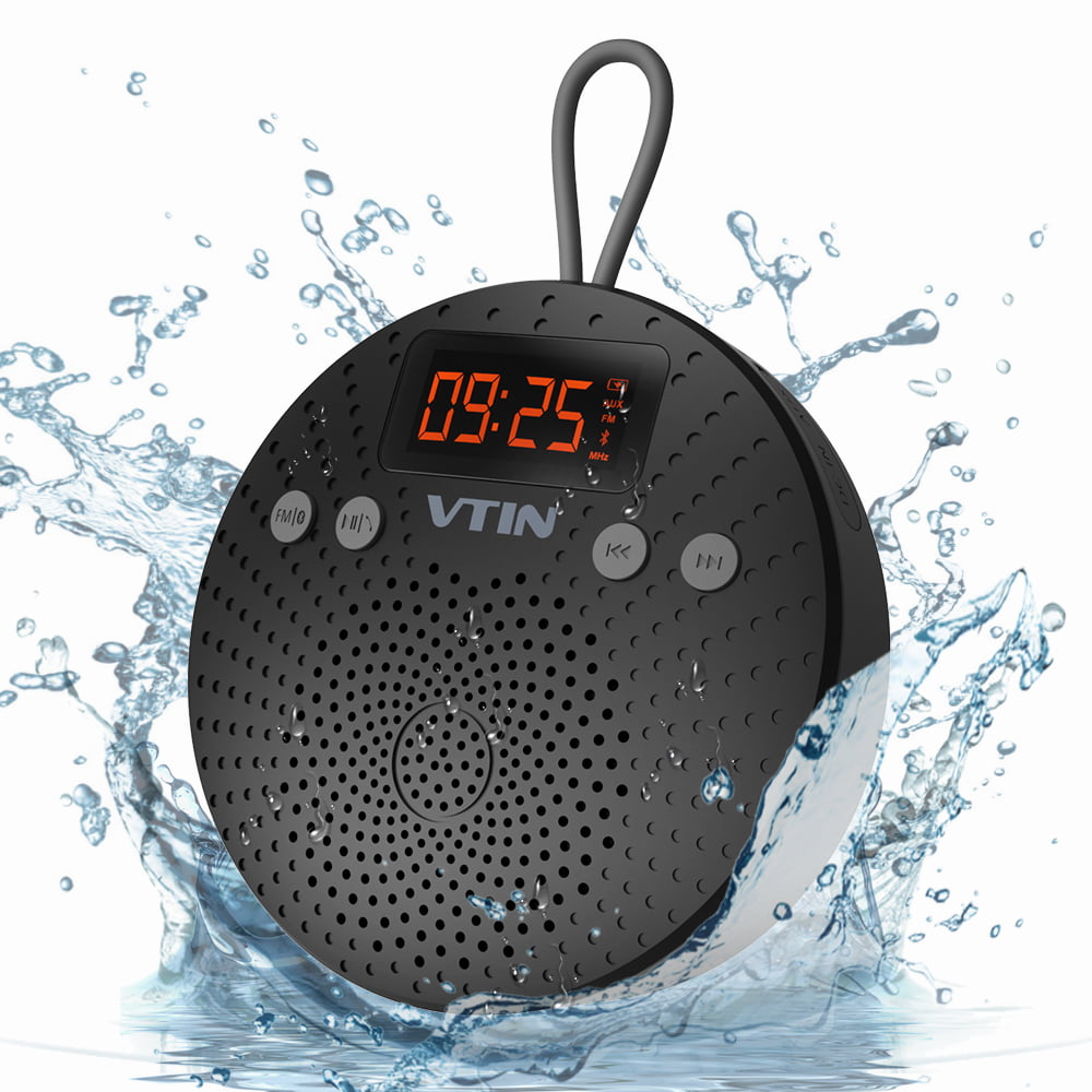 Vtin Waterproof Portable Bluetooth Stereo Speaker Outdoor Wireless Shower Loud 