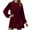Velvet Dress for Women-A37 Wine, variant on Mifsaly Velvet Cocktail Dresses for Women Ruched Evening Party Elegant Gowns Mock Neck Long Sleeve Loose Velour Midi Dresses Christmas Funny Festival Trendy Outfits Gold S