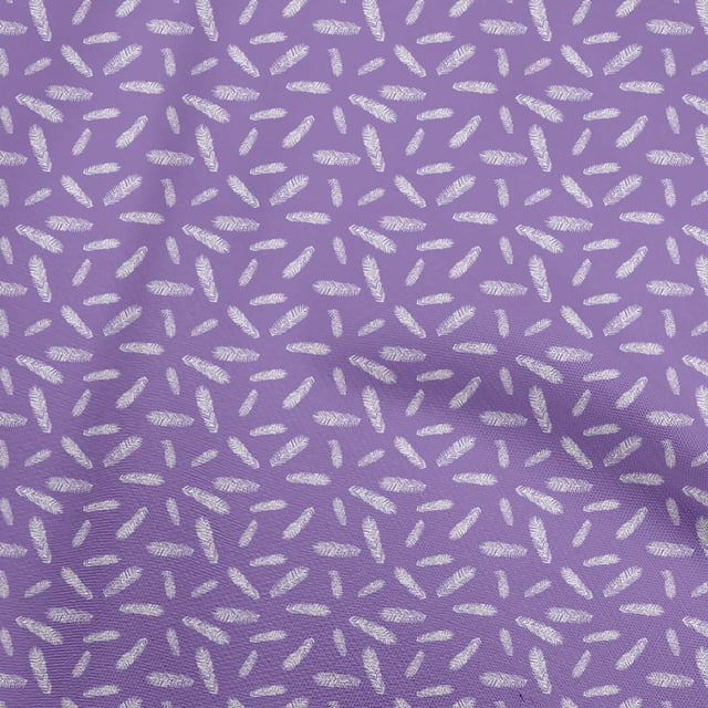 oneOone Silk Tabby Violet Fabric Star & Baubles Craft Projects Decor Fabric Printed By The Yard 42 Inch Wide