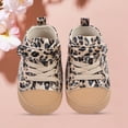 thumbnail image 4 of Shenmeida 1Pair Baby Girls Boys Leopard Print Soft Sneakers Soft Sole High-Top Ankle Infant for Daily Wear, 4 of 7