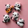 thumbnail image 7 of Tnobhg Panda Shape Refrigerator Magnet Sticker Creative Photo Wall 3D Resin Magnetic Detachable Fridge Sticker Fridge Decor, 7 of 7