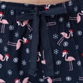 thumbnail image 2 of Pantalón de Pijama de Franela y Forro Polar para Hombre IZOD, Azul Marino/Flamenco, XX Grande, 2 of 5
