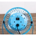 thumbnail image 3 of 4 inch Mini USB Desk Table Fan, Happon Personal Portable USB Fan Desktop Cooling Fan for Home Office Outdoor Camping Travel, Blue, 3 of 8