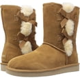 thumbnail image 6 of Koolaburra Womens Victoria Short Leather Embellished Shearling Boots, 6 of 11