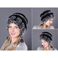 thumbnail image 6 of Women Angola Wool Winter Hats - Felt Wool Beanie Beret Bucket Hats with Bill - Cabbie Newsboy Cap- Handmade, 6 of 9