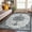 Gray, variant on World Rug Gallery Traditional Medallion Area Rug - BURGUNDY 2'x7'