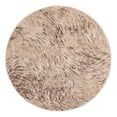 thumbnail image 2 of Unique Loom Oasis Collection Area Rug - Wave (4' Round Brown/Beige), 2 of 6