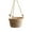 Beige, variant on Jute Rope Hanging Planter Woven Plant Storage Basket Indoor Outdoor Flower Holder Macrame Plant Hangers Modern Home Decor
