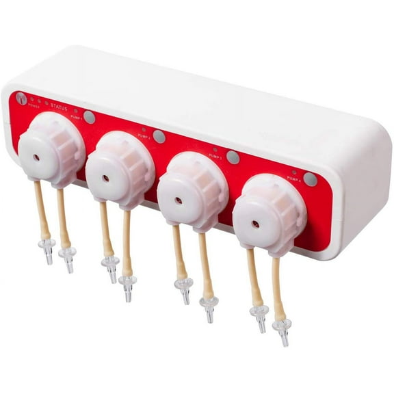 Jebao Doser 3.4 WiFi 4-Channel Auto Dosing Pump for Saltwater Reef Aquarium, White