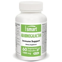 SuperSmart - Arabinogalactan 85% 1000 mg per Day | Non-GMO & Gluten Free - 60 Vegetarian Capsules