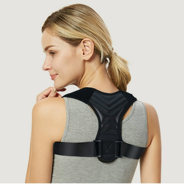 Adult Breathable Posture Corrector & Back Support Strap - Foam-Padded Anti-Kyphosis Brace for Improved Spinal Alignment